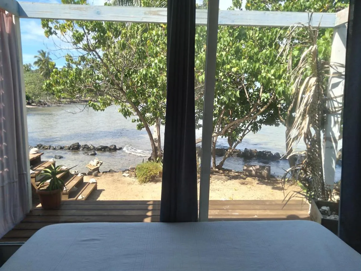 Bungalow Les Pieds Ds L Eau, La Maison Bleue Moorea Alloggio in famiglia
