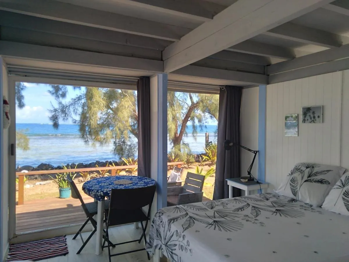 Bungalow Les Pieds Ds L Eau, La Maison Bleue Moorea Polinesia Francese